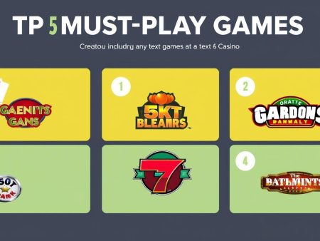 娛樂城賭場必玩遊戲TOP5